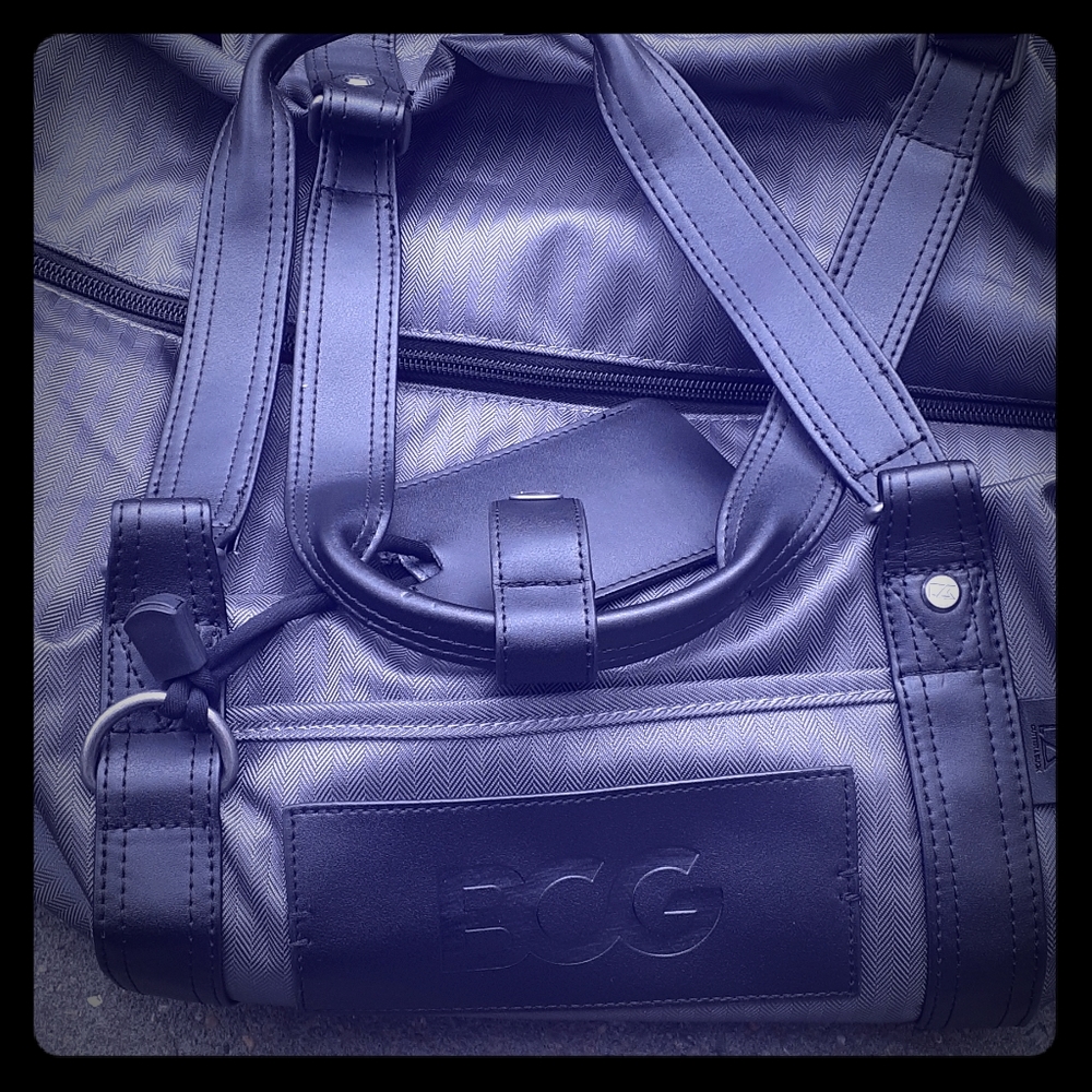 B.C.G. travel bag grey and black